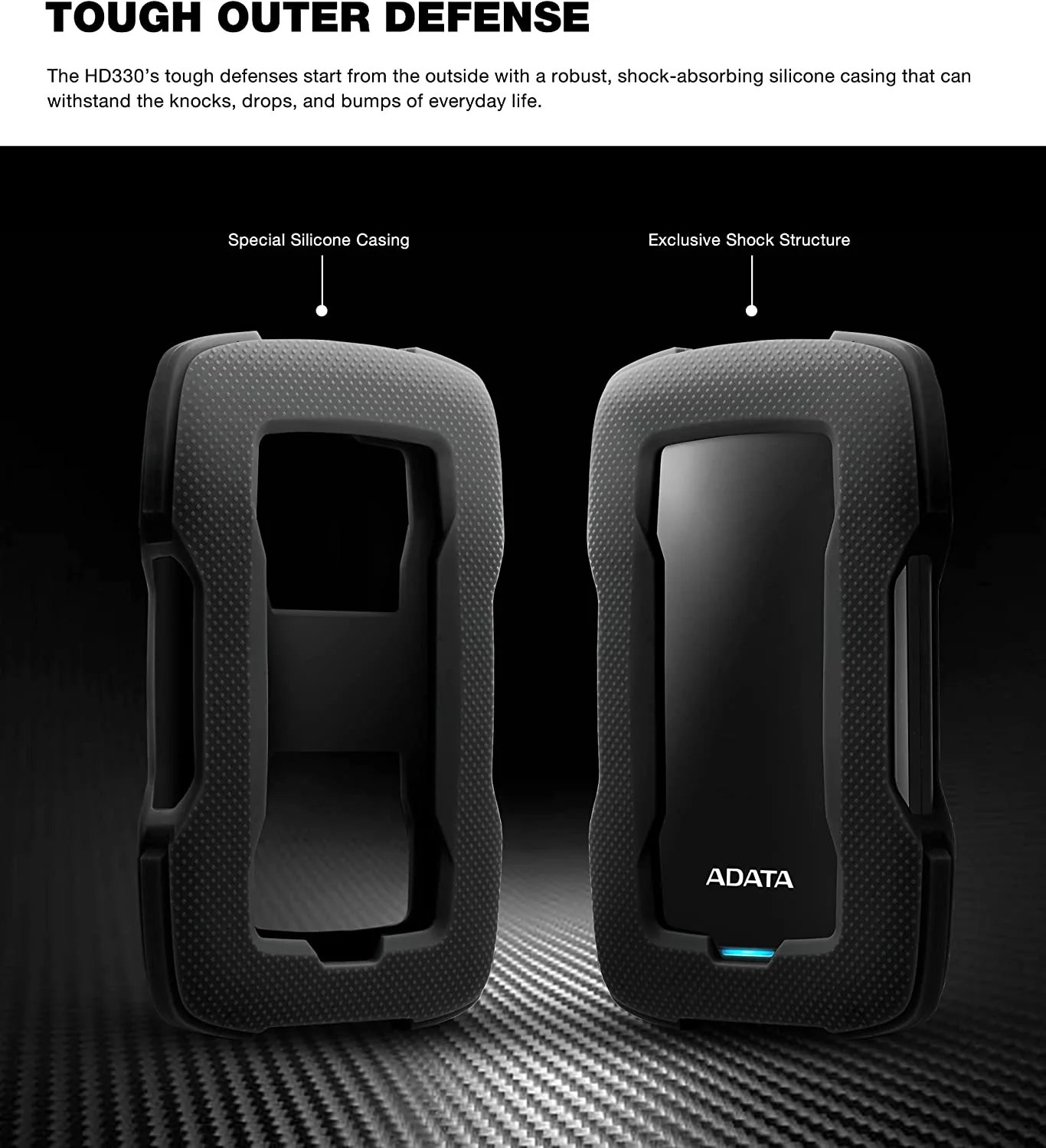 ADATA HD330 2TB USB3.1 External Hard Disk - Image 3