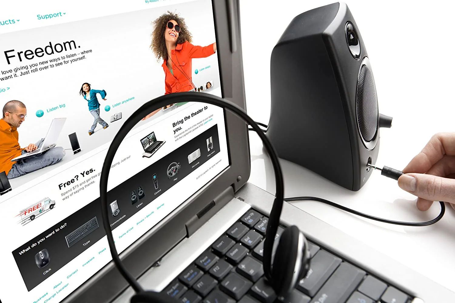 Logitech Z130 PC Speakers, Black - Image 4