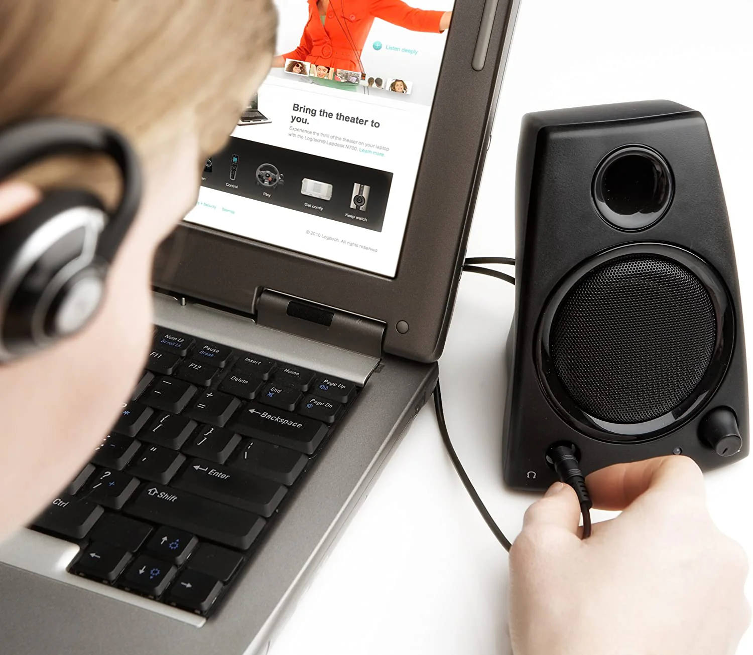 Logitech Z130 PC Speakers, Black - Image 5