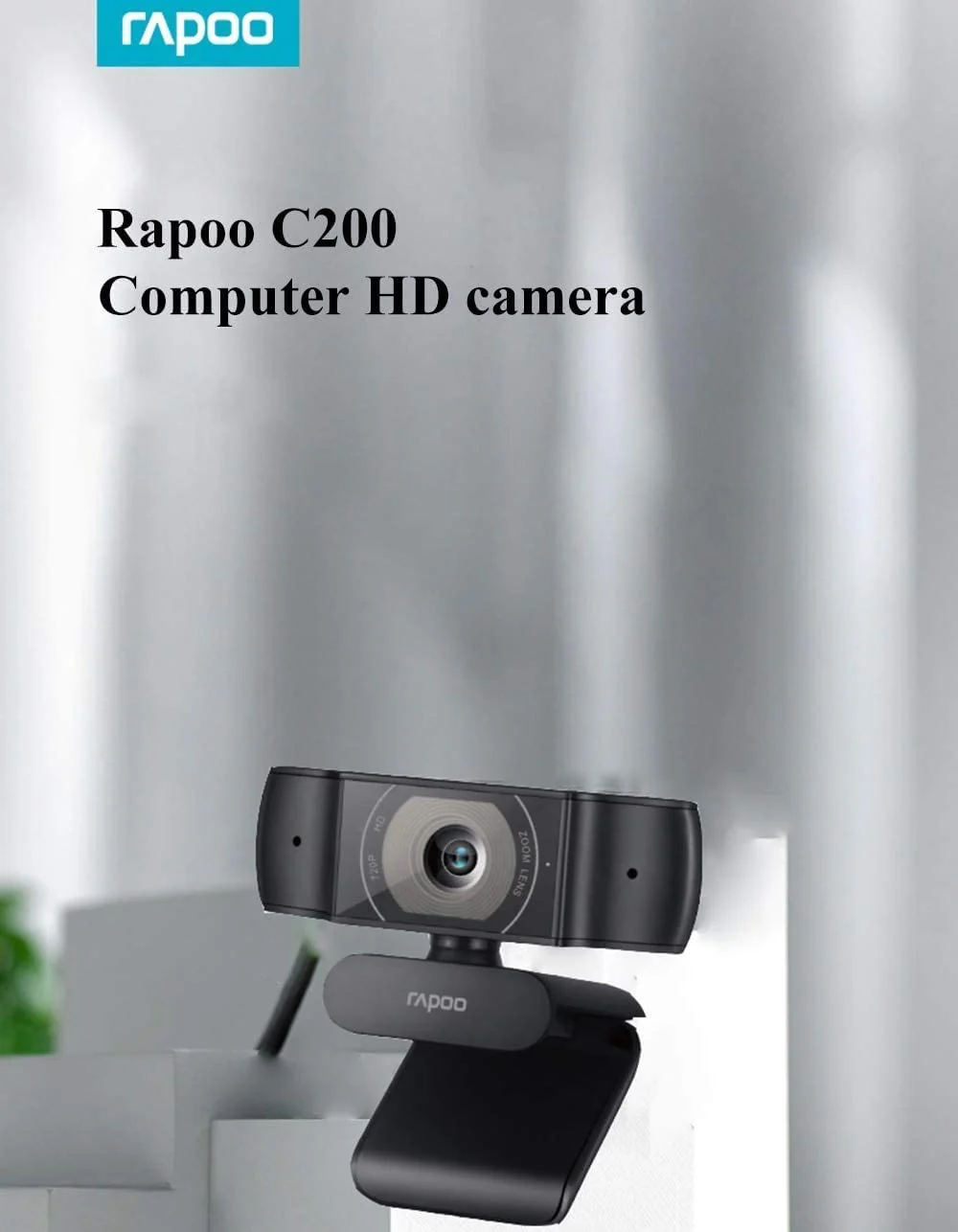 Rapoo C200 Webcam 720p Full HD USB - Image 6