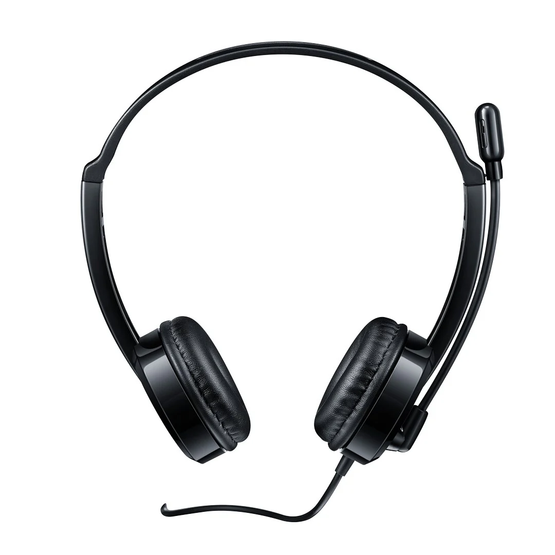 RAPOO H100 Wired Stereo Headset Pulse Black with Splitter (17475) - Image 3
