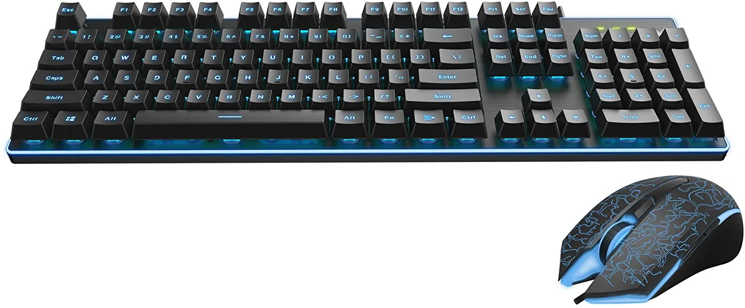 Rapoo V100S Vpro LED Backlit Combo Gaming Keyboard & Mouse (18841) - Image 3