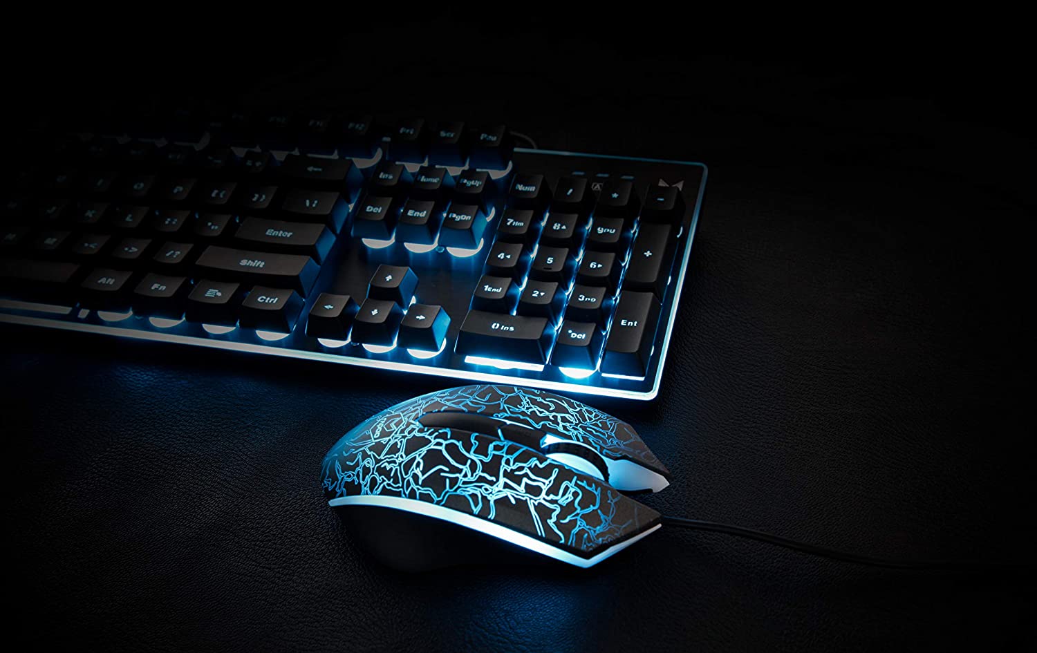 Rapoo V100S Vpro LED Backlit Combo Gaming Keyboard & Mouse (18841) - Image 8